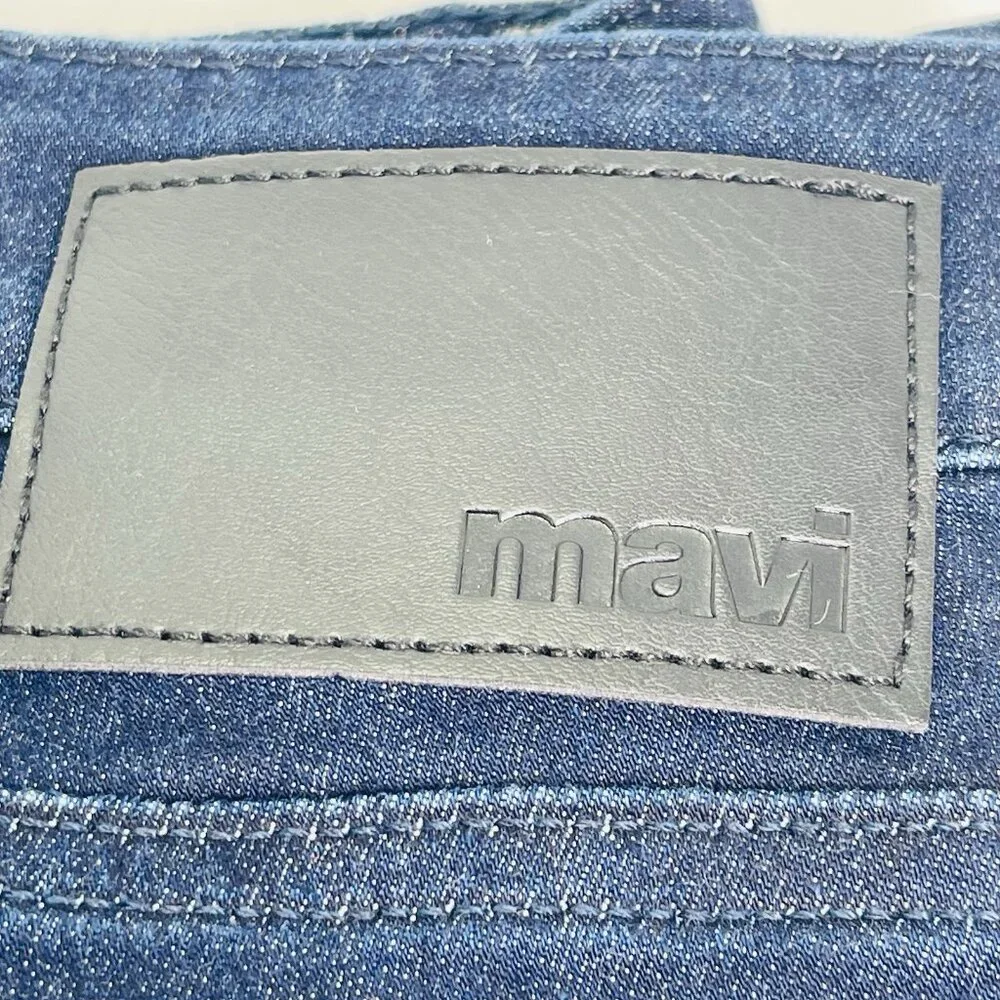 Mavi Men's Zach Straight Leg Jeans Ink Brushed SuperMove Dark Wash Size 33x32 - Picture 9 of 9